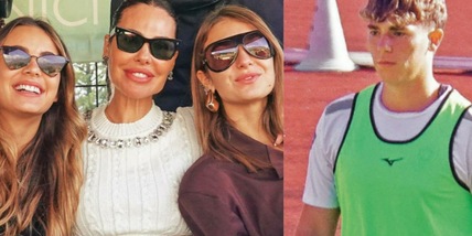 Ilary Blasi va a vedere la partita del figlio...e arrivano le forze dell'ordine!