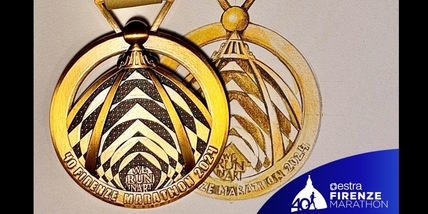 Medaglia 40^ Estra Firenze Marathon: la Cupola di Brunelleschi è un’opera d’arte