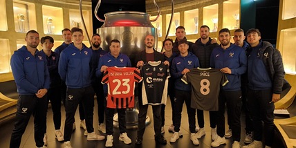 Cisterna ospite del Milan Calcio