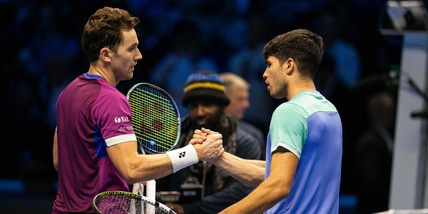 Ruud, la bella frase a rete a Alcaraz dopo la vittoria: il pubblico applaude