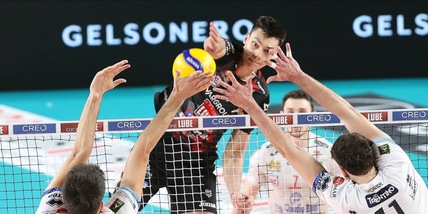 Civitanova ferma anche Trento, Verona vince il derby con Padova