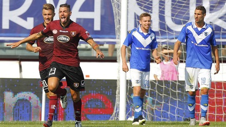 Salernitana, solo pari a Brescia