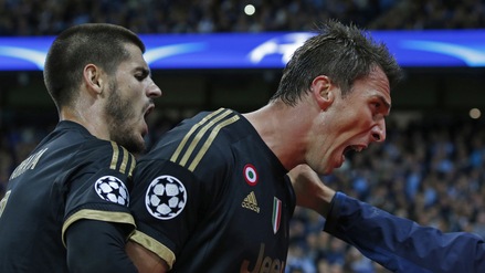 Manchester City-Juve 1-2: Mandzukic e Morata, che rimonta