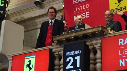 Ferrari, Maranello conquista Wall Street