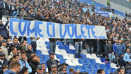 Lazio, stadio vuoto: Nord fuori tutto l'anno