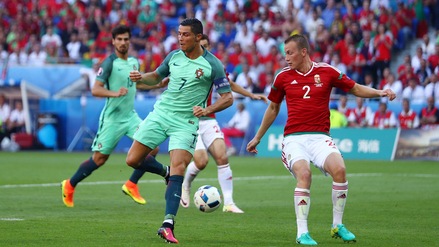 Ungheria-Portogallo, spettacolo Cristiano Ronaldo: che perla di tacco!