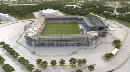 Serie B Frosinone: ecco il progetto del nuovo stadio "Benito Stirpe"