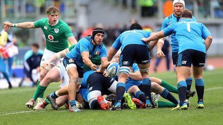 Sei Nazioni, l'Irlanda travolge l'Italia 63-10
