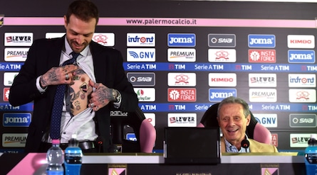 Palermo, con Baccaglini la prima conferenza è già uno show