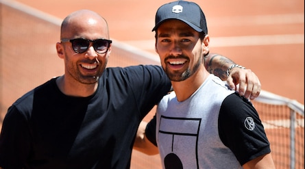 La divisa Hydrogen per Fabio Fognini agli Internazionali di Tennis