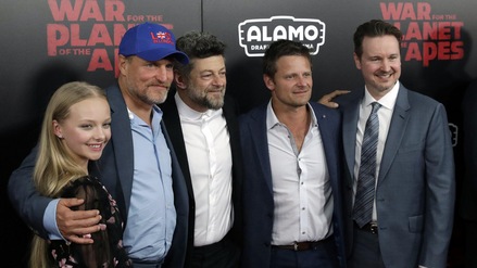 War for the Planet Of The Apes, la "prima" del tifoso Harrelson