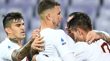 Fiorentina-Roma 1-4: Dzeko, Kolarov, Pellegrini e Zaniolo, che show!