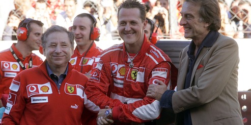 F1, Montezemolo carica Schumacher: «Forza Michael»