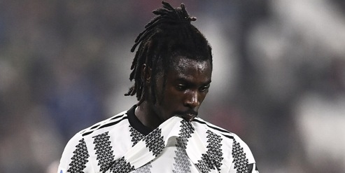 Juve, si ferma Kean: infiammazione al retto femorale