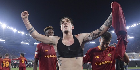 Zaniolo e due dediche speciali: "Per Mourinho e mio figlio Tommaso"