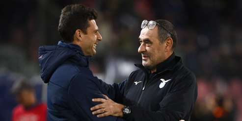 Il Bologna di Motta e la Lazio di Sarri: quando si dice un divario