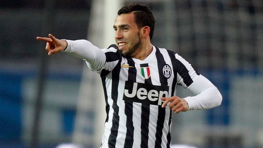 Cannonieri: Rossi fuori, per i bookmaker c'è Tevez