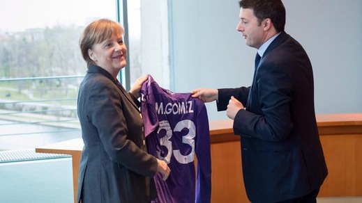 Serie A Fiorentina, Gomez: «Maglia a Merkel? Una tifosa viola in più»