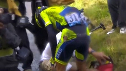 Tour de France, Contador cade:  lo spagnolo deve ritirarsi