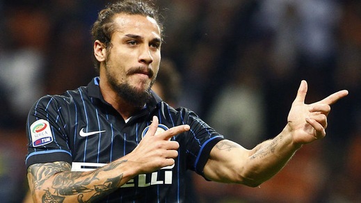 Serie A, Inter-Cagliari: Osvaldo in gol a 2,00
