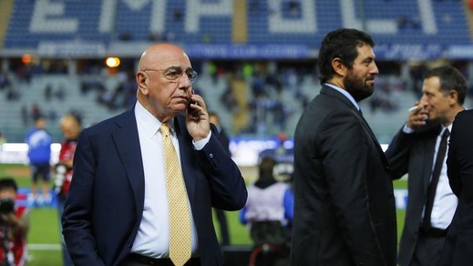 Galliani: «La squalifica di Tavecchio? Io l'ho votato...»
