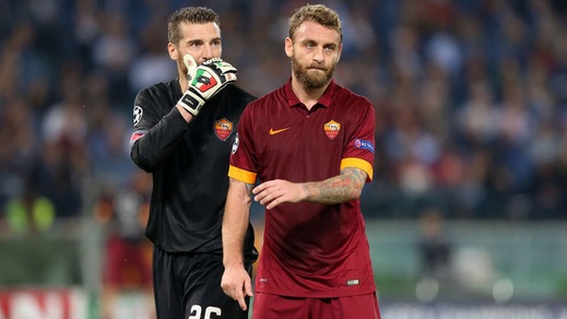 Champions League Roma, De Rossi: «Roma, come una pugnalata al cuore...»