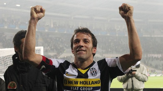 Juventus, Del Piero esulta per la semifinale: «Ragazzi, siete grandi»