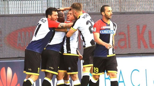 L'Udinese vince 2-1. Milan, addio Europa