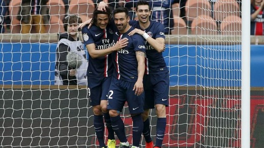 FOTO E' un Psg scatenato. Lavezzi-Cavani, 5 gol in due!