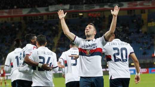 Milan-Genoa 1-3; Chievo-Cagliari 1-0; Cesena-Atalanta 2-2; Sampdoria-Verona 1-1; Palermo-Torino 2-2