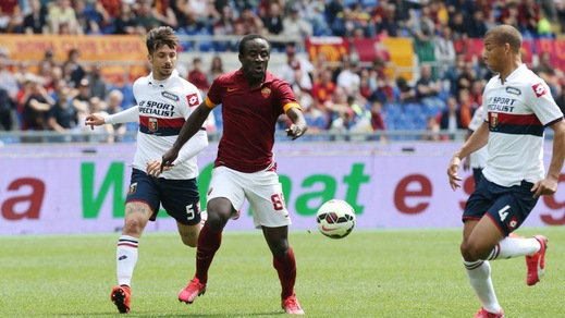 FOTO Roma-Genoa, l'esultanza di Doumbia