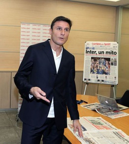 FOTO Inter, Zanetti ospite del Corriere dello Sport-Stadio