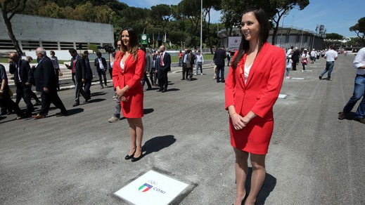 Malagò inaugura Walk of Fame: «Hanno reso grande l'Italia»