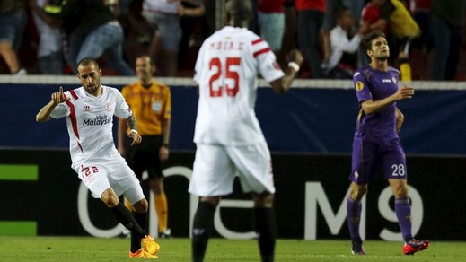 FOTO Siviglia-Fiorentina 3-0: Vidal segna la disfatta viola