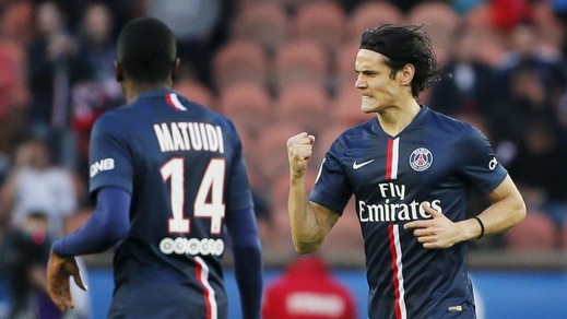 Ligue 1, Psg-Guingamp 6-0: tripletta di Cavani e doppietta Ibra