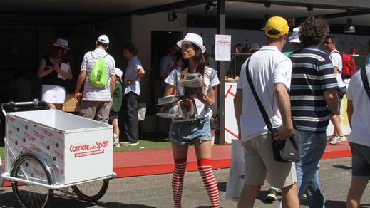 FOTO Agli Internazionali con le hostess del Corriere dello Sport