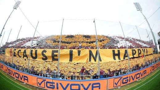 FOTO Salernitana, è una festa "Happy" all'Arechi con Lotito