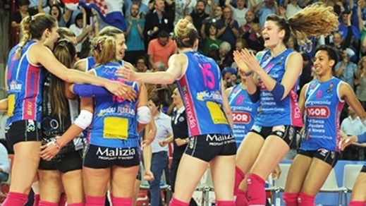 Volley: A1 Femminile, Novara ritorna in vantaggio
