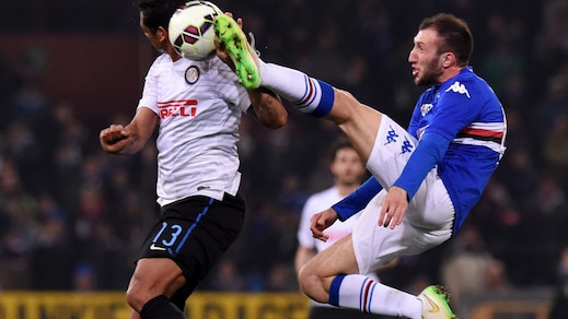 Sampdoria, per Regini botta al ginocchio