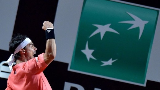 FOTO: Fognini si prende la vittoria. Che esultanza per l'azzurro