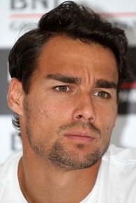 FOTO Lazio-Inter: Fognini all'Olimpico per tifare i nerazzurri