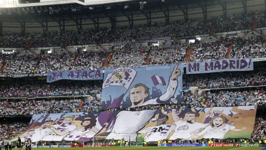 FOTO Lo spettacolo del Bernabeu per Real-Juventus