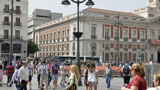 Tafferugli polizia-tifosi Juve a Madrid