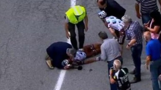 Giro d'Italia, Pozzovivo dimesso: «Presto torno a correre»