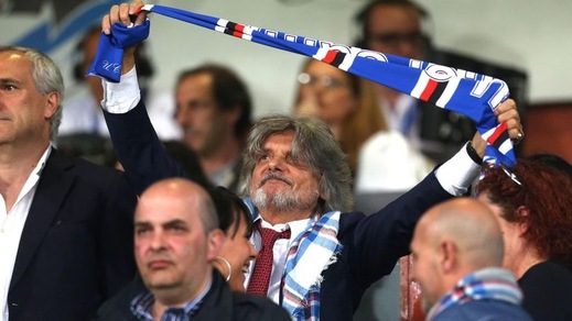 Samp, Ferrero: «L'arbitro? Ha gli occhi delle bambole»