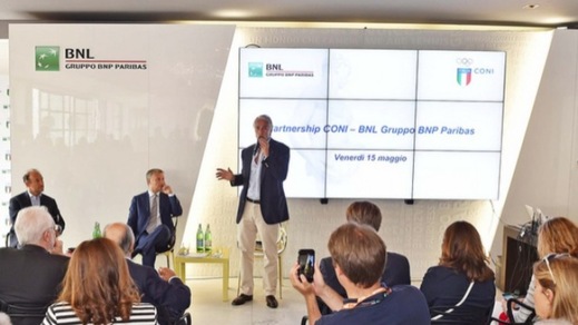 BNL Gruppo BNP Paribas e Coni una partnership biennale