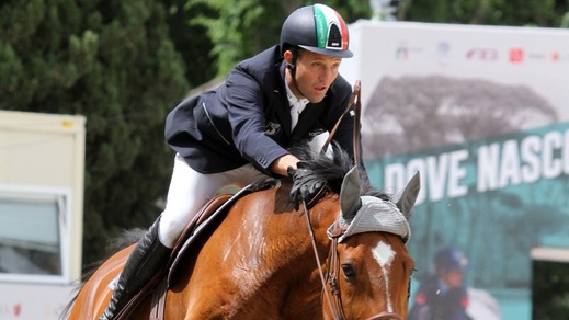 Piazza di Siena, Moneta secondo nel salto a ostacoli