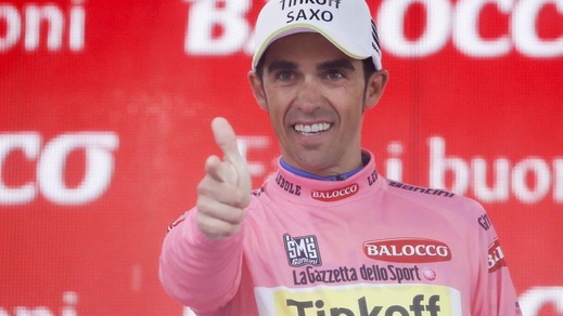 Ciclismo: Giro d'Italia, Contador vola in lavagna