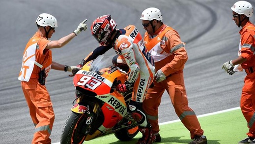 MotoGp, Mugello: disastro Marquez, vittoria a 6,50