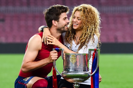 Barcellona, Shakira e Piquè che festa con la Coppa del Re